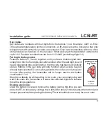 Preview for 3 page of LCN LCN-RT Installation Manual