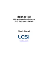 LCSI BESP-7616W User Manual preview