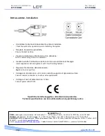 Предварительный просмотр 4 страницы LCT LCT21DOMC User Manual