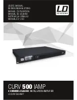 LD CURV 500 IAMP User Manual preview