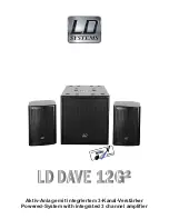 Предварительный просмотр 1 страницы LD DAVE 12G 2 Installation And Operating