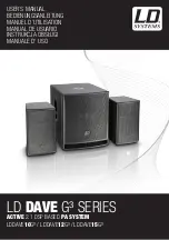 LD DAVE G3 SERIES User Manual preview