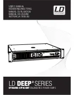 Предварительный просмотр 1 страницы LD DEEP 2 SERIES User Manual