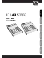 Preview for 3 page of LD LAX 502 User Manual