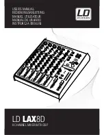 LD LAX8D User Manual preview