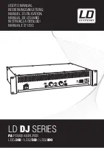 LD LD DJ Series User Manual предпросмотр