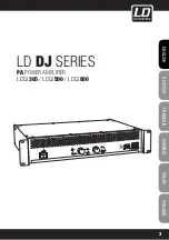 Предварительный просмотр 3 страницы LD LD DJ Series User Manual