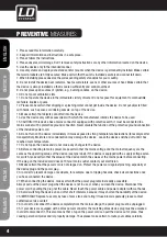 Предварительный просмотр 4 страницы LD LD DJ Series User Manual