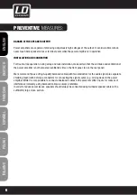 Preview for 6 page of LD LD DJ Series User Manual