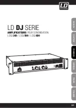 Предварительный просмотр 31 страницы LD LD DJ Series User Manual