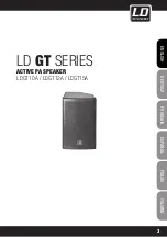 Предварительный просмотр 3 страницы LD LD GT Series User Manual