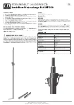 Preview for 2 page of LD LDCURV500DB User Manual