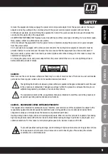 Предварительный просмотр 5 страницы LD LDHPA6 User Manual