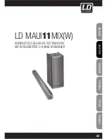 Предварительный просмотр 23 страницы LD LDMAUI11MIX(W) User Manual