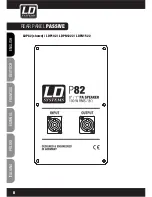 Предварительный просмотр 8 страницы LD LDP102 User Manual