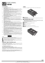 Preview for 1 page of LD LDPHA1 User Manual