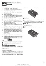 Preview for 2 page of LD LDPHA1 User Manual