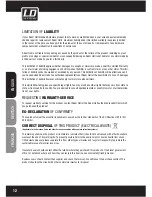 Preview for 12 page of LD LDPR12 User Manual