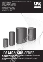 LD LDSAT242G2 User Manual предпросмотр