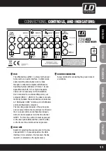 Предварительный просмотр 11 страницы LD LDzone423 User Manual