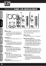 Предварительный просмотр 24 страницы LD LDzone423 User Manual