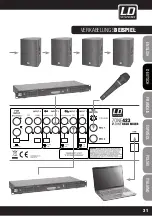 Предварительный просмотр 31 страницы LD LDzone423 User Manual