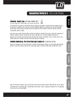 Предварительный просмотр 27 страницы LD ROADJACK LDRJ10 User Manual