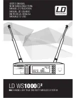 Preview for 1 page of LD WS1000G2 User Manual