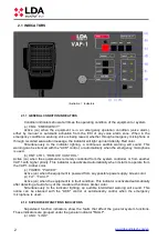 Предварительный просмотр 8 страницы LDA Audio Tech LDAVAP1 User Manual