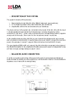 Предварительный просмотр 3 страницы LDA Audio Tech SIMAX QX-240 Handbook