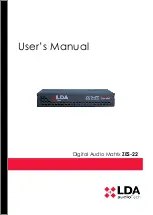 LDA Audio Tech ZES-22 User Manual preview