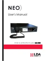 LDA NEO 8060 User Manual preview