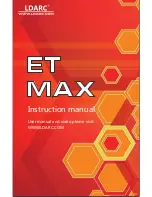 LDARC ET MAX Instruction Manual preview