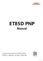 LDARC ET85D PNP Manual preview