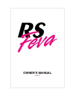 LDC Racing Saliboats RS FEVA Owner'S Manual preview