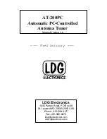 LDG AT-200PC Manual preview