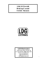 LDG DTS-6 Manual preview