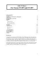 Preview for 2 page of LDG FT-meter Operating Manual