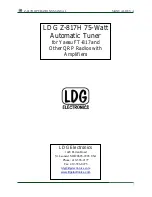 LDG Z-817H Operation Manual preview