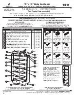 Предварительный просмотр 1 страницы LDI Spaces Safco 1511 Assembly Instructions