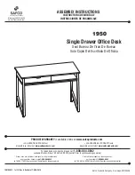 Предварительный просмотр 1 страницы LDI Spaces SAFCO 1950 Assembly Instructions Manual