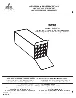 Preview for 1 page of LDI Spaces SAFCO 3098 Accessories Instructions