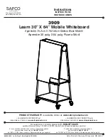 Preview for 1 page of LDI Spaces Safco 3909 Instructions Manual