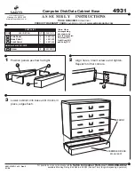 Предварительный просмотр 1 страницы LDI Spaces Safco 4931 Assembly Instructions