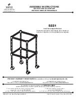 LDI Spaces SAFCO 5221 Assembly Instructions preview