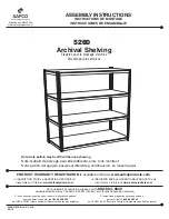 LDI Spaces Safco 5260 Assembly Instructions предпросмотр