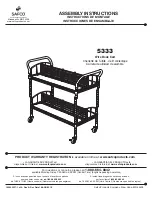 Preview for 1 page of LDI Spaces SAFCO 5333 Assembly Instructions Manual