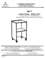 LDI Spaces Safco 8917 Assembly Instructions Manual предпросмотр