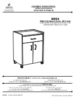 LDI Spaces SAFCO 8954 Assembly Instructions Manual предпросмотр