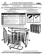 Предварительный просмотр 1 страницы LDI Spaces SAFCO 9402 Assembly Instructions